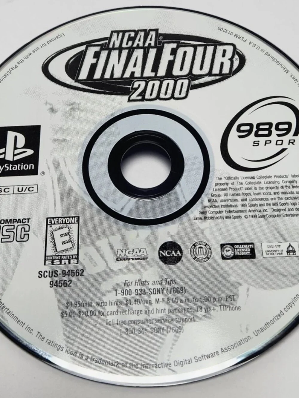 NBA Live 98, NCAA Final Four 2000, NFL GameDay 2004 PS1 CIB PlayStation 1 Bundle